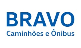Logo empresa Bravo Caminhões e Ônibus